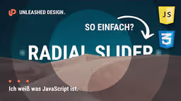 YouTube thumbnail for Einfacher als du denkst! Radial Slider mit JavaScript und CSS! [DE/Tutorial]