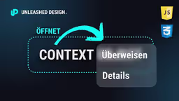 YouTube thumbnail for So einfach baust du dynamische Context Menü’s in JavaScript!